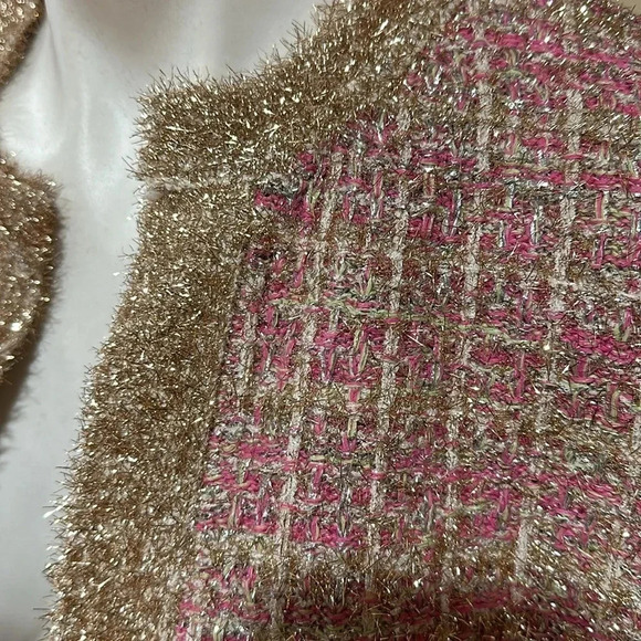 Zara CHECK KNITLurix CARDIGAN w - Picture 7 of 15